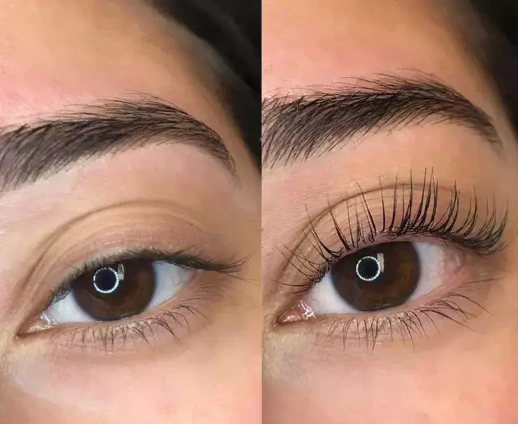 Lash lift and tint